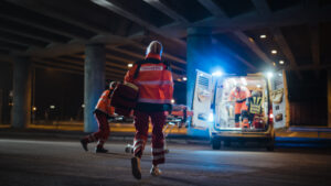 Team Of Ems Paramedics